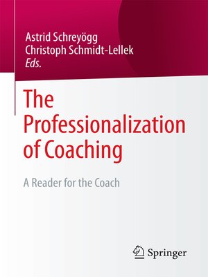 cover image of The Professionalization of Coaching
